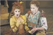  ??  ?? 2 Sofia Troncoso is Papagena to Richard Burkhard’s lovelorn, charming and witty Papageno