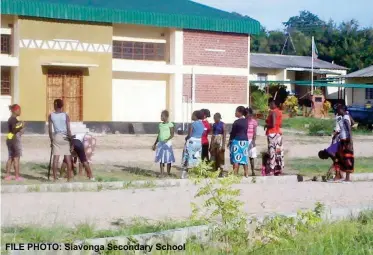  ??  ?? FILE PHOTO: Siavonga Secondary School