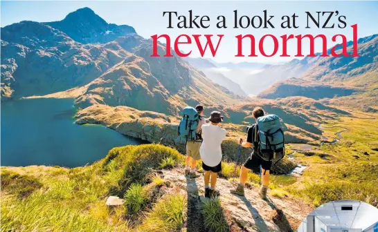  ?? Photos / Tourism NZ, Michael Craig ?? Kiwis are being encouraged to explore their own country; level 2 won't mean a return to normal for hospitals.