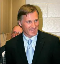  ??  ?? Maxime Bernier quitte le Parti conservate­ur du Canada.