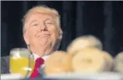  ?? NYT FILE ?? Trump’s order at Mcdonald’s amounts to 2,420 calories.