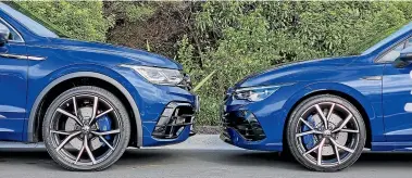  ?? DAMIEN O’CARROLL/STUFF ?? The Tiguan joins the Golf in Volkswagen’s R lineup, the first time the medium SUV has had a properly hot variant.