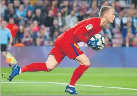  ?? FOTO: PEP MORATA ?? Cillessen tiene buen cartel en Europa y se le ha vinculado para varios equipos