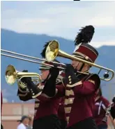  ?? Photo: Belinda Bringhurst ?? Horns in the Maple Mountain Marching Band.