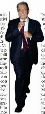  ??  ?? Romano Prodi, 78 anni