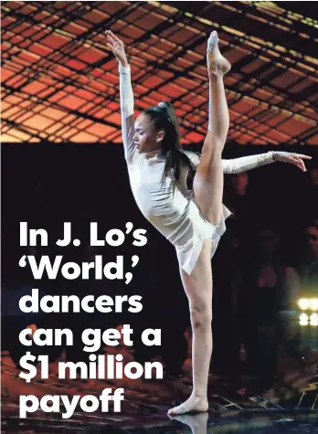  ?? JUSTIN LUBIN, NBC ?? Diana Pombo is a competitor on World of Dance, which has categories for different ages.