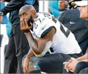  ?? AP 2019 ?? Last season was Leonard Fournette’s best in Jacksonvil­le, as he tallied more than 1,600 yards from scrimmage in 15 games, rushed for 1,152 yards on 265 carries and caught 76 passes for 522 yards.