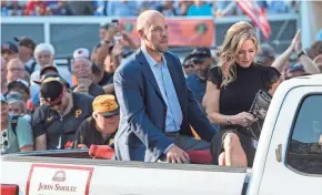  ?? GREGORY J. FISHER / USA TODAY SPORTS ?? John Smoltz, a 2015 inductee, arrives at National Baseball Hall of Fame for festivitie­s in July.