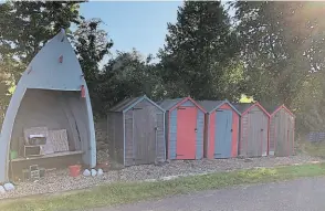  ?? ?? The quirky storage spaces created by Kath and Peter’s son Gary.