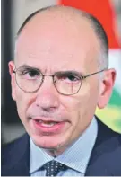  ?? FILIPPO MONTEFORTE/AFP ?? Enrico Letta: “We need a single market with teeth.” PHOTO: