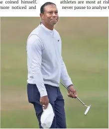  ?? REUTERS ?? Affecting performanc­e: Golfers’ yips are probably more noticed and publicised, so the term has been associated with them more than with any other sports stars. Even the great Tiger Woods has had the yips.