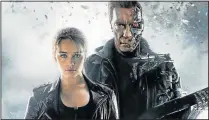  ??  ?? HE’S BACK: ‘Terminator Genisys’ starring Arnold Schwarzene­gger, Clarke and Emilia Clarke, opens in East London today
Jason