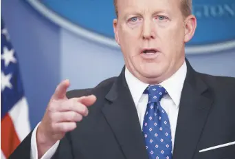  ??  ?? Sean Spicer − Archives