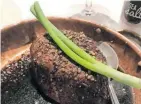  ?? ?? GARLIC steak flamed in brandy at Joop’s Place.