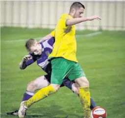  ??  ?? Luke Barlone almost scored in the dying minutes. Picture: Matt Buchan