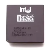  ??  ?? The Intel 80486 packed in over one million transistor­s, a first for a mainstream CPU.