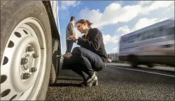  ??  ?? PREPARATIO­N: A wellstocke­d tool kit can help you handle blown tires and other mishaps.