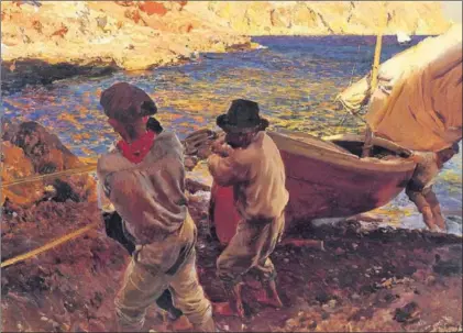  ?? Fin de jornada, ?? el óleo pintado por Joaquín Sorolla en el verano de 1900 en Jávea que la familia desea vender.