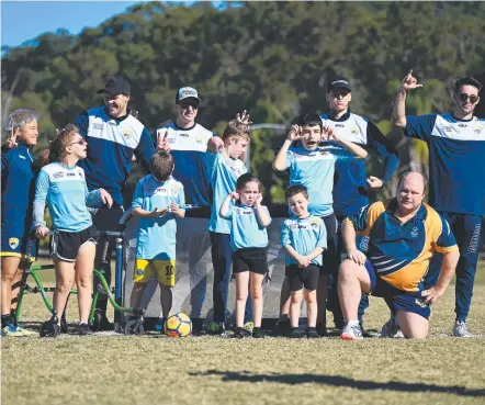  ?? Picture: Supplied ?? Thanks to the partnershi­p between Jay Hoy and Gold Coast United, The Accessible Football program is back.