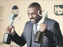  ?? Al Seib Los Angeles Times ?? SCREEN ACTORS GUILD AWARDS: Idris Elba snags two awards in January in the event that honors film and TV work.