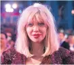  ??  ?? POLÉMICA. La cantante Courtney Love, de 54 años.