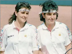  ?? FOTO: ARCHIVO MD ?? Conchita Martínez y Arantxa Sánchez Vicario, dos leyendas del tenis español
