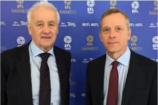  ?? ?? MEETING:
EFL chairman Rick Parry with Reading East MP Matt Rodda discussed the future of the Royals when they met last week