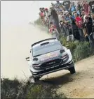  ?? FOTO: GETTY ?? Ogier Llega líder por tres puntos