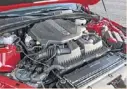  ??  ?? Consider that the V’s V-6 engine makes only 25 horsepower more than the non-v and you might wonder what all the fuss is about. Well, the CT5-V is a more complete performanc­e package.