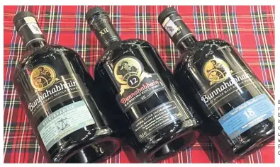  ?? Photos: MICHAEL CHEANG/The Star ?? Bunnahabha­in may be from Islay, but its core range is uncharacte­ristically unpeated, unlike most Islay whiskies. —