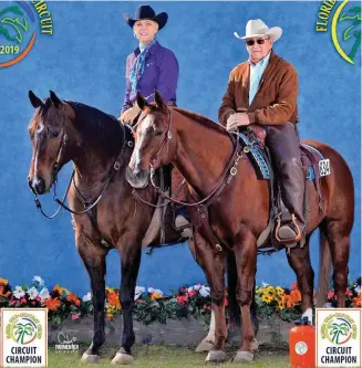  ??  ?? Dr. Jim Heird and his wife, Dr. Eleanor Green, are both avid competitor­s and members of AQHA’s influentia­l Animal Welfare Commission.