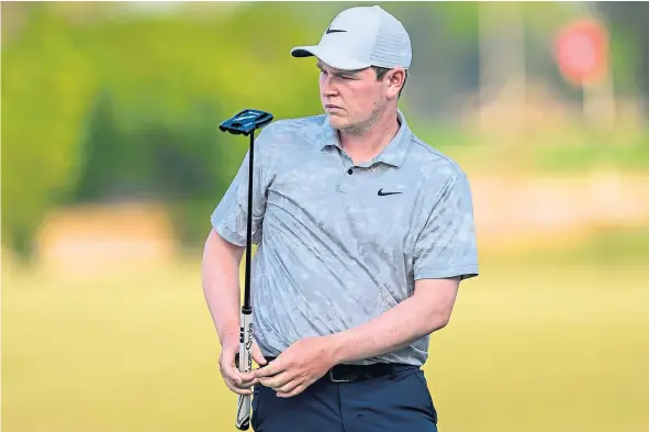  ?? ?? ‘INCREDIBLE AND HEARTBREAK­ING’: Robert Macintyre was pipped to last year’s Genesis Scottish Open by a shot.