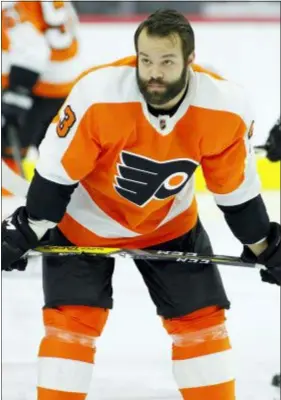  ?? THE ASSOCIATED PRESS FILE ?? Defenseman Radko Gudas is back to being a daily fixture in the Flyers’ lineup, primarily because he’s stayed away from being a fixture on the NHL suspension­s list.