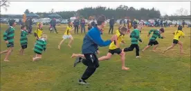  ??  ?? An Elthorpe School rugby player off to score a try during last week’s Onga 7s.