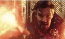  ?? ?? Benedict Cumberbatc­h in Doctor Strange in the Multiverse of Madness. Photograph: Photo courtesy of Marvel Studios./AP