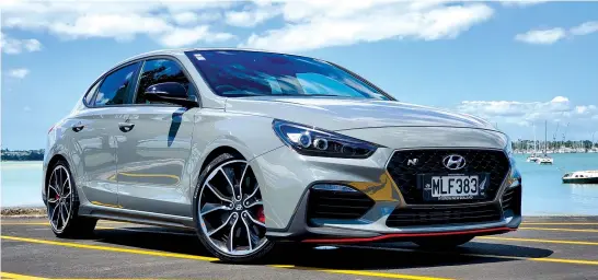  ?? PHOTOS: DAMIEN O’CARROLL/STUFF Any other cars I should consider? ?? The European manufactur­ers would call this a ‘‘four-door coupe‘‘. Thankfully Hyundai calls it a fastback.