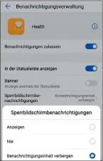  ??  ?? Links: Lästige Benachrich­tigungen lassen sich abstellen.
