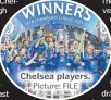  ?? Picture: FILE ?? Chelsea players.