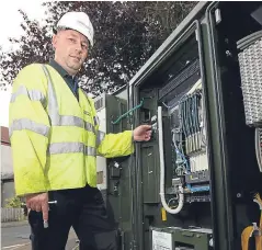  ?? Picture: Kris Miller. ?? BT Openreach is obliged to give rivals access to its fibre broadband network.