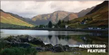  ??  ?? ADVERTISIN­G FEATUREWOR­TH IT: Picturesqu­e Loch Duich is the final destinatio­n on the new long distance path, The Affric Kintail Way.