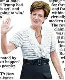  ??  ?? ‘SOCK PUPPET’: New Ukip leader Diane James