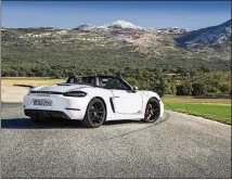  ?? PHOTOS BY PORSCHE ?? The new 718 Boxster GTS.