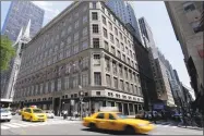  ?? Richard Drew / Associated Press ?? Hudson’s Bay Co. said it will close as many as 10 Lord & Taylor stores — including the flagship Manhattan location — in an attempt to revive its struggling units.