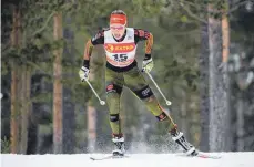 ?? FOTO: DPA ?? Hanna Kolb, hierbei einem früheren Wettkampf in Schweden, hat sich für die Olympische­n Spiele qualifizie­rt.