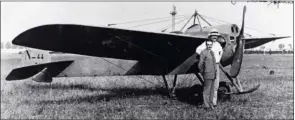  ?? MAE ?? Le Nieuport “Destroyer” à moteur Gnome “Double Delta” de 160 ch, présenté fin 1913, était blindé et conçu pour la chasse aux Zeppelin.