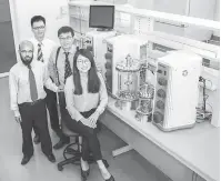  ??  ?? INOVATIF: Kumpulan penyelidik CMRI (dari kiri), Profesor Muhammad Ekhlasur Rahman, Dr Wong Kwong Soon, Profesor Clem Kuek, Dr Seer Qiu Han.