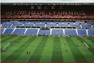  ?? Jean-Philippe Ksiazek/AFP ?? Parc Olympique Lyonnais será palco da decisão desta quarta-feira