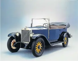  ??  ?? The first Volvo car, the ÖV4, was manufactur­ed 90 years ago.
