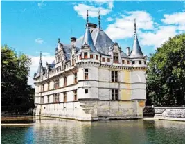  ?? RICK STEVES/RICK STEVES’ EUROPE ?? After years of being covered in scaffoldin­g, the Chateau d’Azay-le-Rideau has returned to its romantic glory.