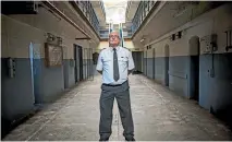  ?? PHOTOS: LAWRENCE SMITH / FAIRFAX NZ ?? The cells and exercise yards are silent now but former warden Philip Lister, who has taken an interest in Correction­s’ history, recalls violence and efforts to supply contraband from the Southern Motorway.